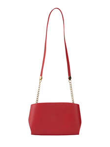 Sac à bandoulière de luxe rouge minimaliste pour femme, élégant, avec chaîne, sac à main tendance avec logo personnalisé, vente en gros - Product Image 3