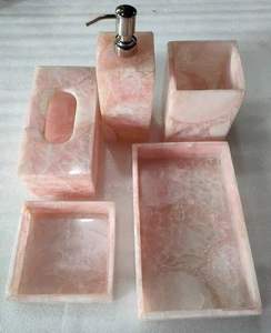 Elegante Juego de Baño de Resina Epoxi de 6 Piezas para el Hogar, Dispensador de Jabón, Portacepillos de Dientes, Bandeja para Cosméticos a un Precio Accesible - Product Image 6