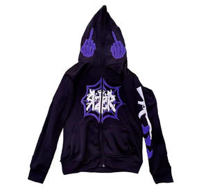 เสื้อฮู้ดดี้ผ้าฟลีซคอตตอน 100% พิมพ์ลายดิจิทัล  ตกแต่งด้วยคริสตัลหรูหรา  สำหรับฤดูหนาว  แบบสวมหัว  สำหรับผู้ชาย ผู้หญิง  หรือใส่ได้ทั้งสองเพศ  ผลิตจากวัสดุที่เป็นมิตรกับสิ่งแวดล้อม - Product Image 2