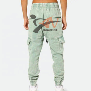 Pantalones de Hombre con Estilo Único Hechos en Fábrica, Lavados con Ácido, de Alta Calidad, con Logotipo Personalizado, Pantalones Deportivos para Hombre con Lavado Ácido - Product Image 5