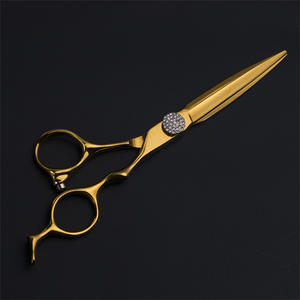 ヘアカットはさみプロフェッショナルホームステンレス鋼理髪サロン薄切りはさみキット - Product Image 1