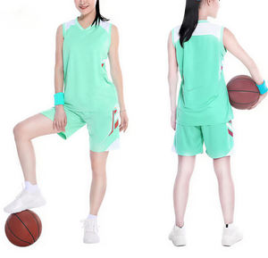 Uniforme de Baloncesto Unisex Personalizado, 100% Poliéster Transpirable, Conjunto de Verano, Impresión de Nombre y Número del Equipo, Jersey Deportivo para Adolescentes, Modelo OEM - Product Image 3