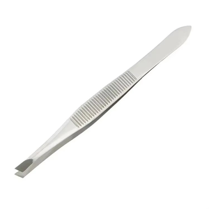 Pinzas Profesionales de Acero Inoxidable para Cejas, Precio Mayorista Económico, Certificación CE ISO, Logotipo Personalizado, Puntas Rectas para Pestañas - Product Image 4