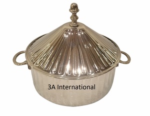 Casserole en céramique noire avec couvercle en acier inoxydable, diamètre 20 cm, compatible lave-vaisselle, compatible gaz et induction - Product Image 4
