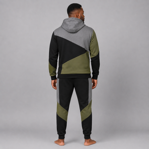 Chándal de Invierno para Hombre con Capucha de Alta Calidad, Diseño 2 en 1, Secado Rápido, Logotipo Personalizado, Felpa de Algodón Suave, Reversible - Product Image 6