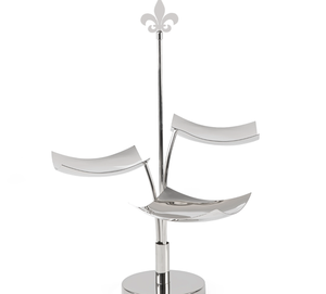 Premium Quality Stainless Steel Silver Color <b>Cake</b> <b>Server</b> With Glass Dome Finest Quality Chocolates Stand With Dome <b>Cake</b> Stand - Product Image 1
