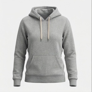 Sudadera con Capucha de Algodón para Mujer, Bordado Personalizado, Hombros Caídos, Cuello Redondo, Ropa de Invierno, Color Personalizado - Product Image 1