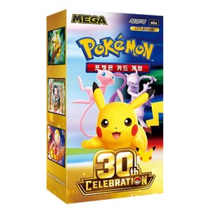 MEGA Pokémon 30ème Anniversaire Jeu de Cartes M6a Booster Box Trading Surprise Strategy Gaming Version Rare Playmat Action Stratégique - Product Image 1