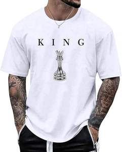 Good Quality Eco-Friendly 220 GSM Custom Heat-Transfer Printing Front Short Sleeve 100% Cotton Woven Casual Embossed <b>Men</b> - Product Image 1