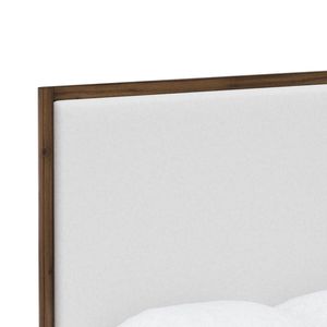 Cama Queen Tapizada en Nogal, Muebles Elegantes Tapizados - Product Image 5