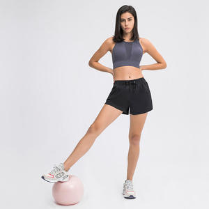 Shorts Deportivos para Mujer, Sensación Suave, Cintura Elástica, Ropa de Gimnasio, Marca Personalizada, Corte Holgado, Shorts de Entrenamiento para Verano - Product Image 5