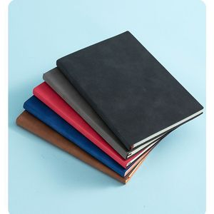 <b>Notebooks</b> Lined/<b>Blank</b> Page Diary Notepad Stationery School Office Meeting Record Notepad Soft Leather <b>Notebook</b> - Product Image 2