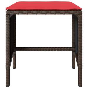 Set di Divani da Giardino Modulari in 4 Pezzi in Rattan PE Marrone - Product Image 6