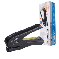 Agrafeuse manuelle élégante pour bureau et école S10065, facile à utiliser, en métal et plastique, alimentation manuelle, format d'agrafes 26/6