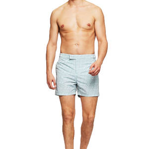 กางเกงว่ายน้ำชายแบบพรีเมียมปี 2026 แห้งเร็ว ระบายอากาศ กันลม ผลิตโดย OEM ชุดว่ายน้ำฤดูร้อน มีเชือกผูกเอวยางยืด - Product Image 1