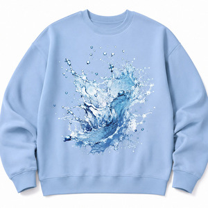 Sudadera de Cuello Redondo con Forro de Felpa de Algodón Grueso, Estampada, para Hombre, Estilo Casual, Ecológica, Invierno, Fabricante OEM ODM - Product Image 5