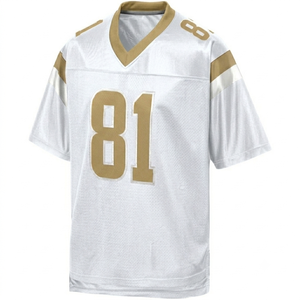 Maillot de football américain en polyester à manches courtes respirant imprimé grande taille pour vêtements de football - Product Image 5