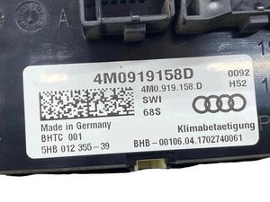 แผงควบคุมแอร์หลังมือสอง Hisa Enterprises รุ่น 4M0919158C สวิตช์ควบคุมอุณหภูมิสำหรับ Audi Q7 SQ7 4M - Product Image 3