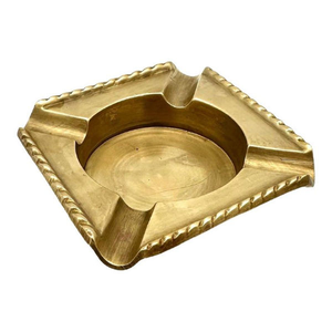 Cendrier en métal robuste à base profonde, porte-cendres coupe-vent pour usage intérieur et extérieur - Product Image 4
