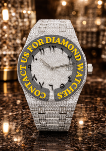 Reloj de Diamantes Moissanite de Alta Calidad para Parejas, Conjunto de Relojes de Pulsera de Lujo con Piedras Brillantes, Reloj Unisex Personalizado - Product Image 6