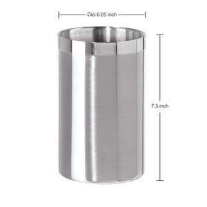 Enfriador de Vino de Acero Inoxidable al por Mayor, Cubo para Champán con Doble Aislamiento para Bebidas, Ideal para Hoteles, Restaurantes y Servicios de Catering - Product Image 5