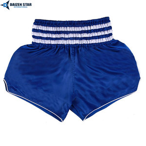 Men’s Boxing Shorts Quick Dry Polyester Muay Thai Training Shorts OEM Custom Design Bulk Order - Product Image 5
