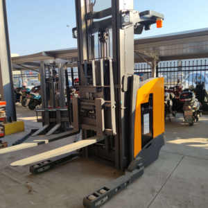 Alto inventario, doble alcance profundo, tijera automática, pila de carretilla elevadora oscilante, transpaleta eléctrica completa, Control de pie, serie <span class=keywords><strong>Man</strong></span> - Product Image 1