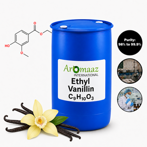 Ethyl Vanillin 100% Pure Nature <b>Liquid</b> Form Food Flavor Bulk Supplier & Manufacturer | Aromaaz - Product Image 2