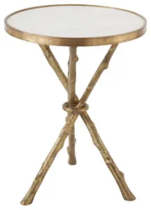 Luxury Polished Metal Coffee <b>Table</b> Modern Living Room Indoor Use Sculpted Base Designer Furniture - Product Image 2