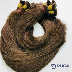 Extensiones de Cabello Humano Virgen Vietnamita Rusa Hanoi, Doble Trama a Máquina, Súper Doble Trama, 100g, Puntas Completas, Todos los Colores - Product Image 3
