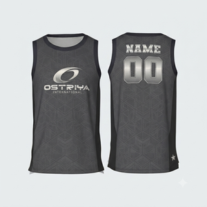 Camiseta de Baloncesto para Hombre, Talla Grande, Transpirable, de Secado Rápido, 100% Poliéster, Técnicas de Corte Automatizado, Detección de Agujas, Servicio OEM - Product Image 3