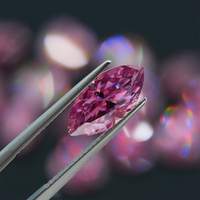 Diamant synthétique CVD de laboratoire taille marquise, qualité supérieure, en vrac, pour la fabrication de bijoux, certificat IGI, couleur personnalisable - Meilleures ventes
