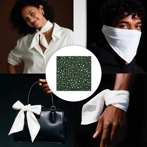 Bandanas carrés multifonctions en coton 100% doux, imprimés colorés, de qualité supérieure, fabriqués avec des motifs tendance - Product Image 5