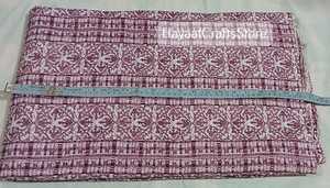Hand block floral printed 100% cotton <b>fabric</b> <b>Medium</b> weight breathable woven Home textile cushion material - Product Image 2