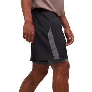 Pantalones Cortos Deportivos 2 en 1 para Hombre, 7 Pulgadas, Negro Gris Oscuro, Secado Rápido, para Gimnasio, Correr, Entrenamiento Atlético - Product Image 5