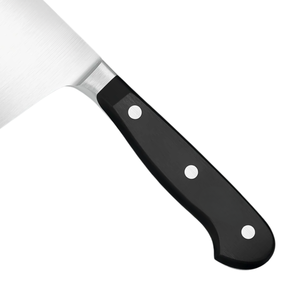 Cuchillos de Chef Profesionales de Acero Inoxidable, Hoja Rectangular Ancha y Afilada con Mango Negro de Triple Remache para Cortar Carne y Verduras - Product Image 4