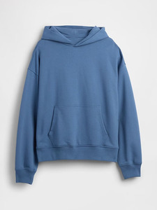 Sudadera con Capucha Azul Extra Grande para Hombre, Sudadera de Felpa Francesa de Algodón, Ropa Casual de Calle para Otoño, Sudadera de Moda, Alta Calidad, OEM - Product Image 2