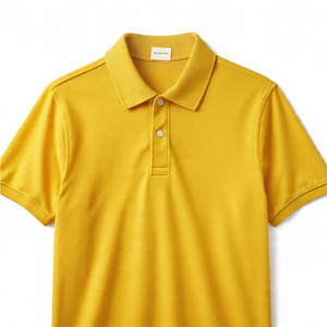 Camisas Casuales con Botones y Logotipo Bordado Personalizado, 100% Jersey de Poliéster, Manga Corta, Secado Rápido, Tallas Grandes, para Golf y Deportes, para Hombre - Product Image 4