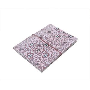 High Quality Creative Block Printed Fabric Cover Handmade Paper Diary/<b>Notepad</b> for Welcome Gifts Weddings Family Events Made - Product Image 4