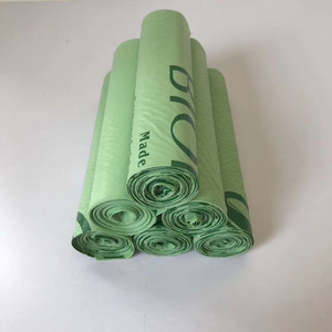 High Quality Compostable Garbage Bag on Roll Trash Waste Bag Rubbish <b>Refuse</b> Sack <b>Bin</b> Liner Vietnam Manufacturer - Product Image 1