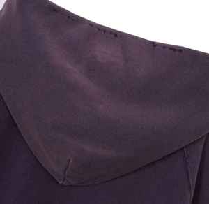 Hoodies zippés courts personnalisés de haute qualité, effet délavé, en tissu épais - Product Image 2