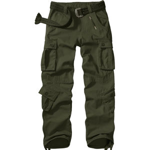 Pantalon cargo décontracté pour homme, coupe ajustée, multi-poches, tissu confortable pour un usage quotidien ou des aventures en plein air - Product Image 5