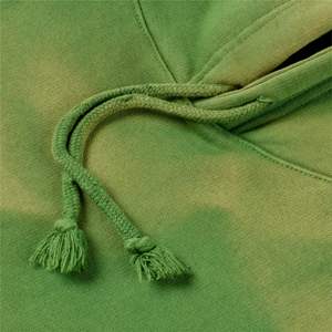 Sweat à capuche personnalisé vert tie-dye, fabricant OEM, coton, polyester, molleton, unisexe, streetwear, export en gros, qualité usine - Product Image 6