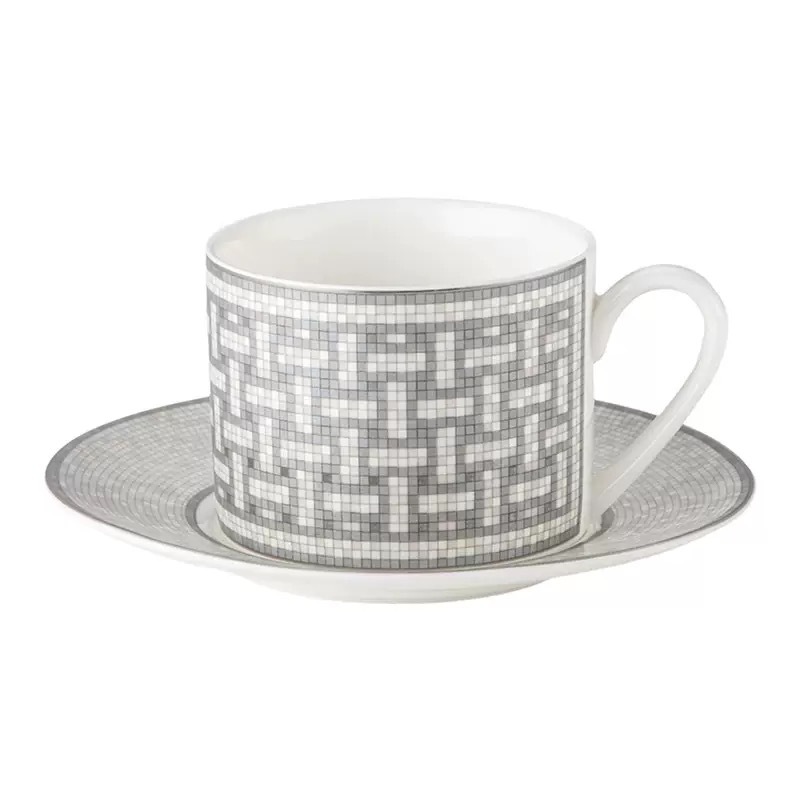 Silver and white