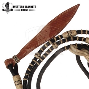 Rênes d'équitation confortables, fabriquées à la main, personnalisées, en cuir brut naturel, avec harnais DD, pour chevaux de sport, directement de l'usine. - Product Image 3