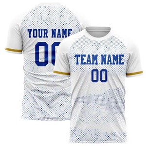 Camisetas de Fútbol Cortas Sublimadas Personalizadas, Transpirables, de Secado Rápido, que Absorben la Humedad, Uniformes de Equipo OEM ODM, Venta al Por Mayor - Product Image 4