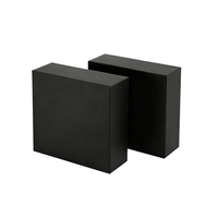 Boîte artisanale haut de gamme personnalisable avec logo, recyclable, écologique, revêtement UV, lamination mate, tiroir coulissant de luxe, gaufrage éponge