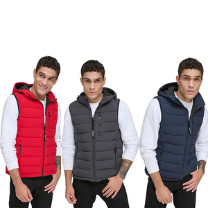 Gilet matelassé personnalisé avec logo, gilets équestres, vêtements d'hiver décontractés, vêtements d'extérieur, veste rembourrée, manteau, gilets matelassés pour hommes - Product Image 4