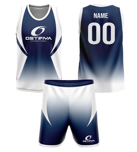 ชุดบาสเก็ตบอลพิมพ์ลายด้วยความร้อน โพลีเอสเตอร์ 100% ระบายอากาศได้ดี สั่งทำได้ ไซส์ใหญ่พิเศษ สำหรับฤดูร้อน แบบไม่มีแขน ราคาถูก - Product Image 4