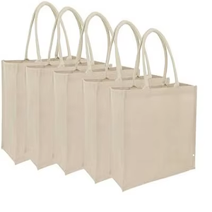 Wholesale Custom Printed <b>Reusable</b> Jute Gift Wrap <b>Bag</b> Shoulder Closure Medium Size Eco Friendly Customized Color Shopping <b>Bag</b> - Product Image 2